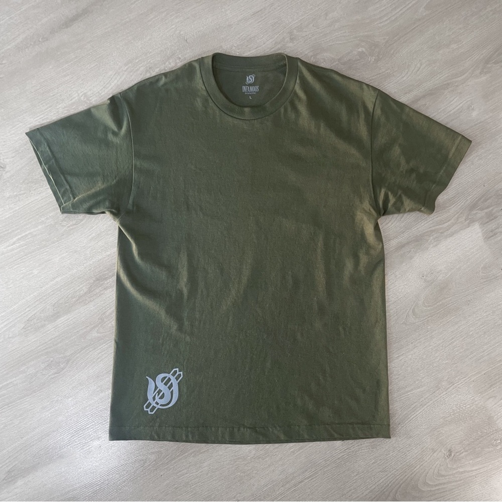 Infamous Dice Shirt 
Military Green - Picture 3 of 9